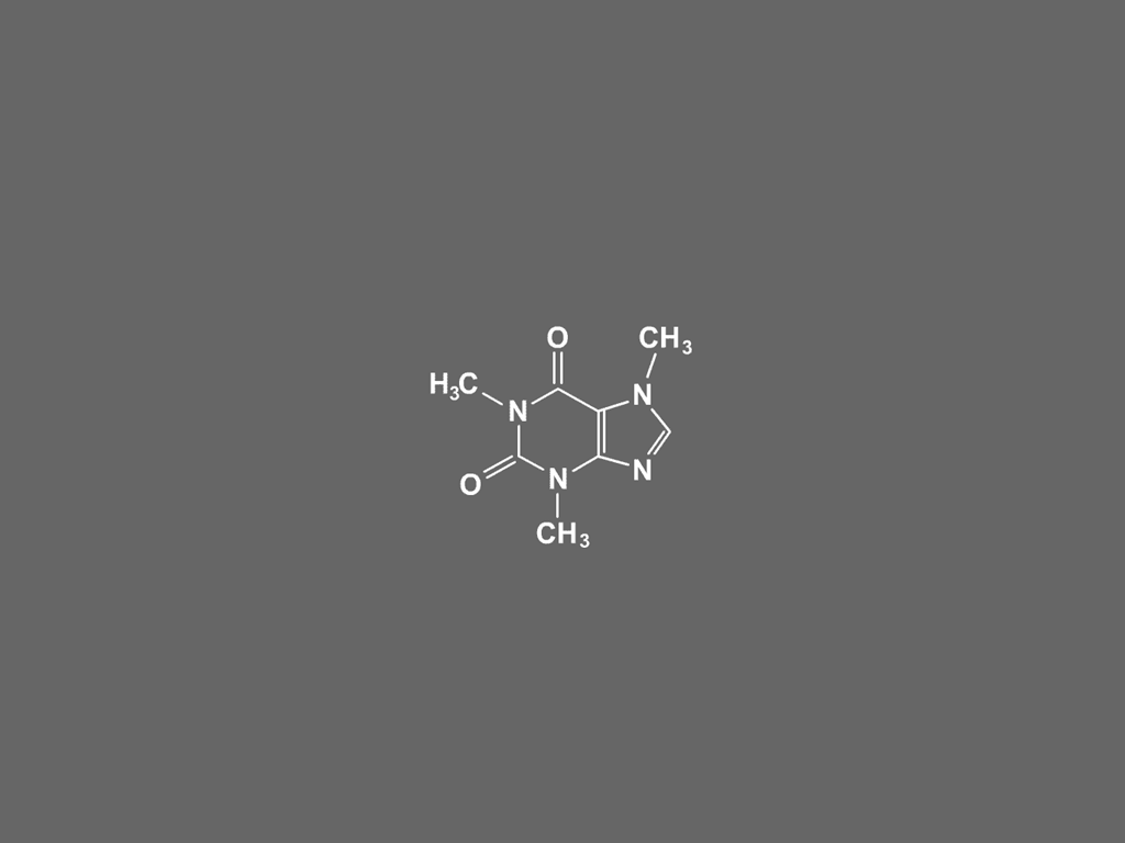 Caffeine Molecule 1024x768