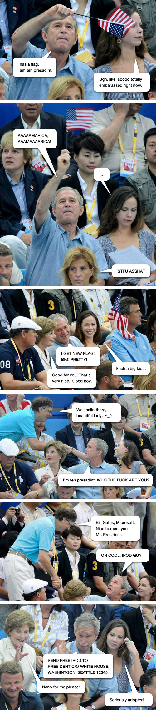 George Bush Olympics