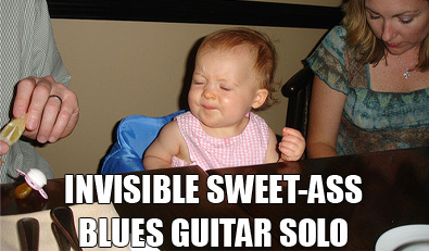 Invisible blues solo