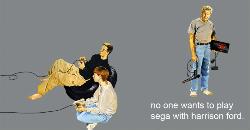 Sega with Harrison Ford