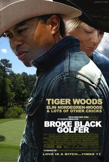 Broke Black Golfer
