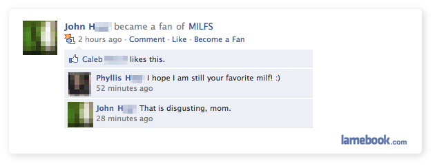 Facebook MILF