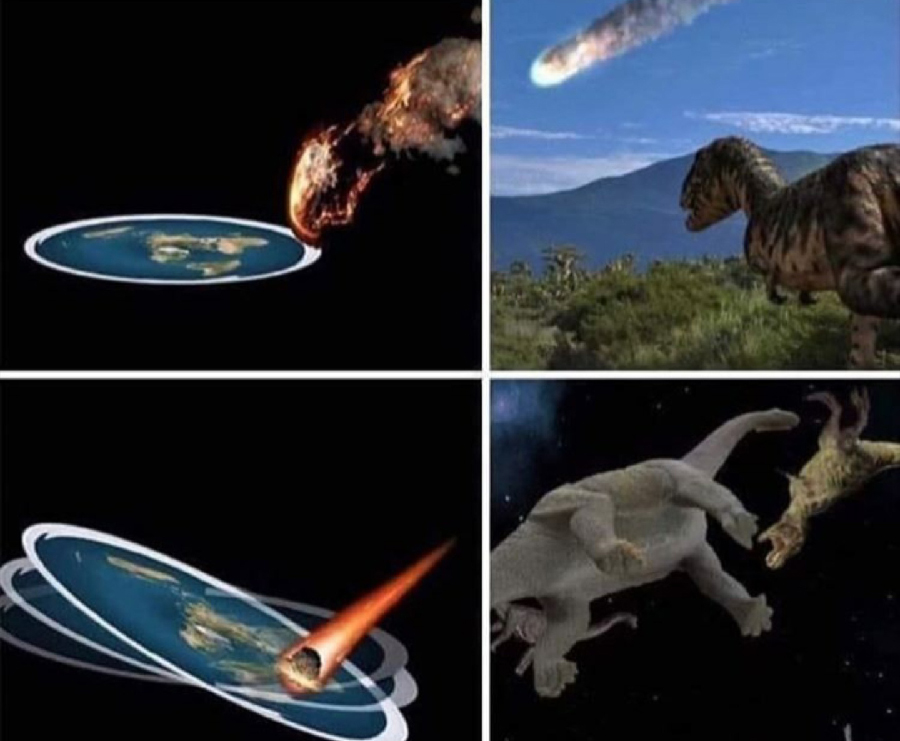 Flat earth history