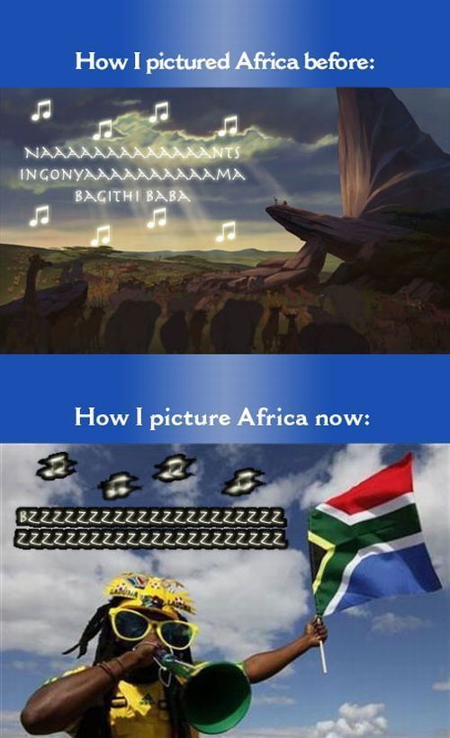 How I pictured Africa