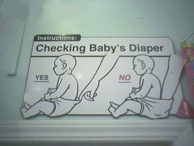 How to check a diaper