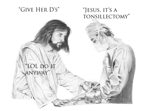 Jesus and the Tonsillectomy