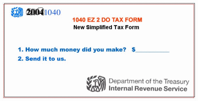 Simple tax form