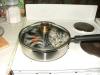 Frying pan cat